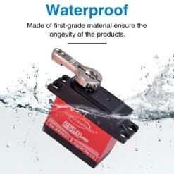 25KG Servo Waterproof RC Servo 1/10 RC Steering Servo Metal Gear High Torque Servo For 1/8 1/12 RC Cars Crawler Buggy Robots 14 25KG Servo Waterproof RC Servo 1/10 RC Steering Servo Metal Gear High Torque Servo For 1/8 1/12 RC Cars Crawler Buggy Robots -Remote Control Car Shop S221fbfafa57c414b8f6396c4ba13afbdI