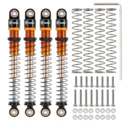 INJORA 51mm Aluminum Long Travel Threaded Double Barrel Shocks For 1/24 RC Crawler Axial AX24 SCX24 Upgrade -Remote Control Car Shop S26326a56fe494a35b3ed4f3e04b3f27el