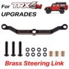 TRX-4M Steering Link Brass Links Rod Tie Set Traxxas TRX-4M 1/18 Upgrades Parts RC Crawler Accessories Bronco Defender