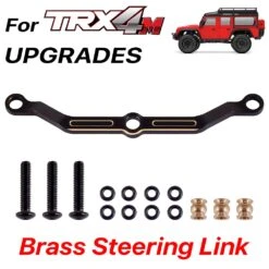 TRX-4M Steering Link Brass Links Rod Tie Set Traxxas TRX-4M 1/18 Upgrades Parts RC Crawler Accessories Bronco Defender