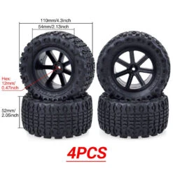 ZD Racing RC Desert Wheels And Tires 1/10 Scale 12mm Hex For Corally Kyosho Ultima Hobao ABSIMA HPI HIMOTO DREKKER RC Car Wheel -Remote Control Car Shop S28f4f3dd3f2f471db7654d8eeeb0499ag