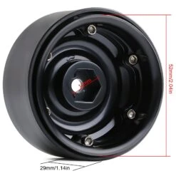 INJORA 116g/pcs 1.9" Beadlock Wheel Rim For 1/10 RC Crawler Car Axial SCX10 90046 RedCat Gen8 TRX-4 -Remote Control Car Shop S2957a5e002a54de1a6860f8dcf8a4a859