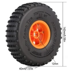INJORA 2.2" Beadlock Buggy Bully Comp Wheel Rim Tires 142*40MM For RC Crawler Axial SCX10 Wraith 90018 RR10 Bomber RBX10 Ryft -Remote Control Car Shop S29df031830854b4bbc4fe48b751f713aX