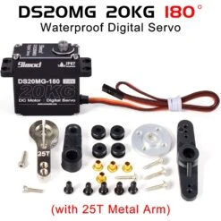 9imod 35kg 25kg 20kg 15kg Waterpoof Arduino Servo Full AL RC Steering Servos Metal Gear Digital Servo RC 1/8 1/ 10 Clawer Truck -Remote Control Car Shop S2a74a5ff1aa44ccd98d7629ada2a92337