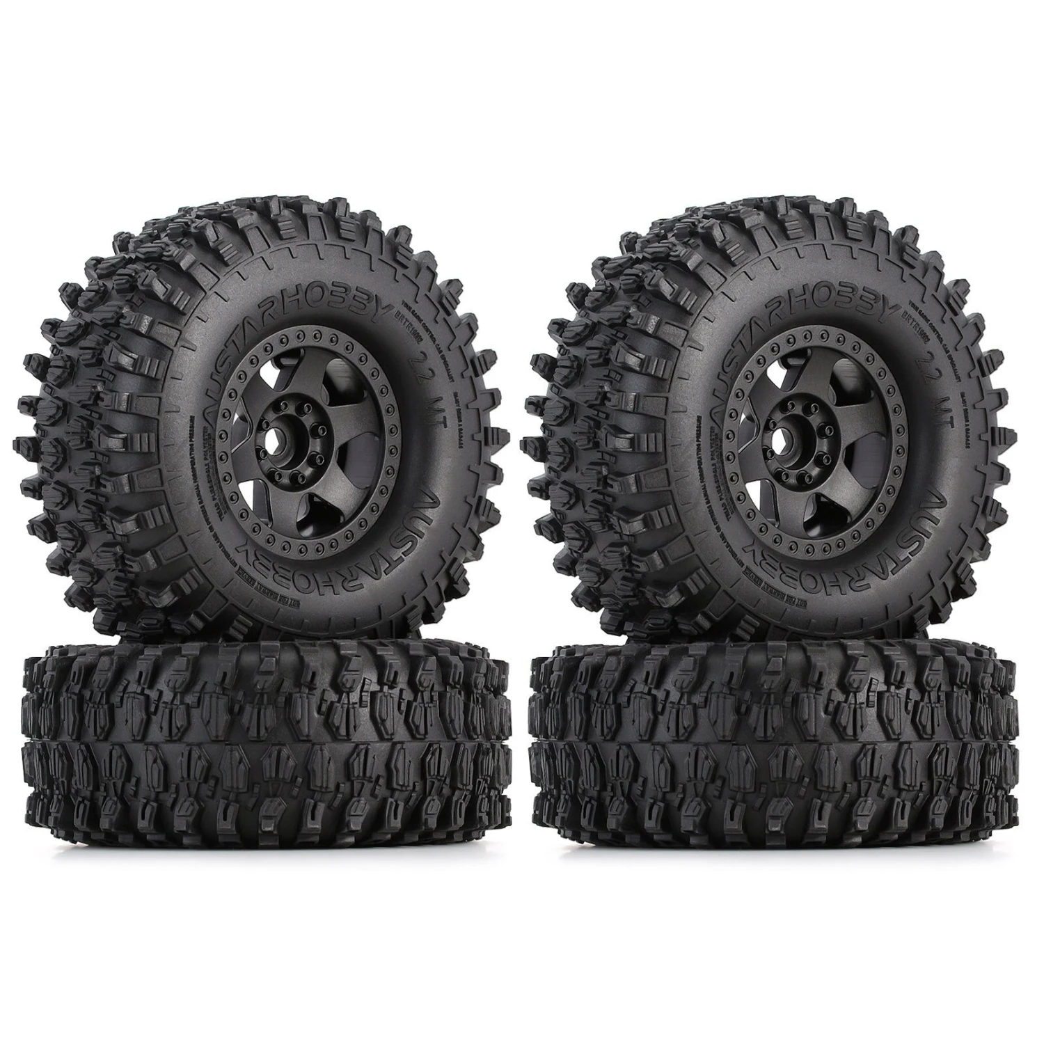 INJORA 2.2 Wheel Tires Set Beadlock Rims 130*46MM 4PCS For RC Rock Crawler Axial SCX10 RR10 Wraith KM5 2 INJORA 2.2 Wheel Tires Set Beadlock Rims 130*46MM 4PCS For RC Rock Crawler Axial SCX10 RR10 Wraith KM5 - Image 2