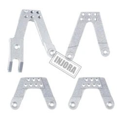 INJORA 313mm 12.3" Wheelbase Prefixal Gearbox Metal Chassis Frame For 1/10 RC Crawler Car Axial SCX10 & SCX10 II 90046 -Remote Control Car Shop S2b6c6da2f3354df8a8105b368beb234aQ