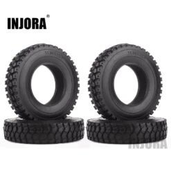 INJORA 4Pcs Rubber Tyres Wheel Tires With Sponge For 1:14 Tamiya Tractor RC Car Truck -Remote Control Car Shop S2ba348800e2249018e06c2d83e955e87d
