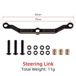 TRX4M Upgrades Brass Steering Link Knuckle Alex Diff Cover Caster Blocks For Traxxas TRX-4M 1/18 RC Crawler Defender -Remote Control Car Shop S2c1b3f4b1cd8440f864517dbc8812803W