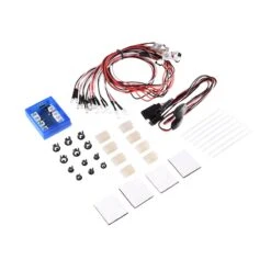 12 LED RC Lighting System Realistic Highlight Explosive Flash Smart Simulation Lights For 1/10 Drift On Road RC Car