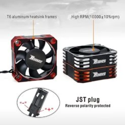 2PCS SURPASS HOBBY Rocket RC Motor Fun 50mm Metal Cooling Fan 8.5V/10000RPM Heat Dissipation For 1/8 1/5 1/6 RC Car Truck -Remote Control Car Shop S2ff23b8609ce49bab4672755073bcd0cd