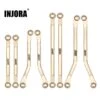 INJORA 42g Brass High Clearance Chassis Links Set For 1/18 RC Crawler TRX4M Upgrade Parts (4M-40)