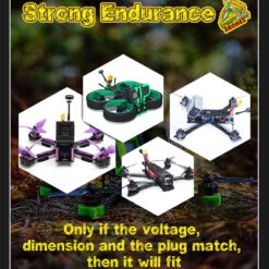 2PCS CNHL 4S 14.8V Lipo Battery 1550mAh 100C With XT60 Plug For RC FPV Drone Quadcopter Airplane Helicopter Racing Hobby Part -Remote Control Car Shop S34a17ed30c71437ea40e48d9061ae965L