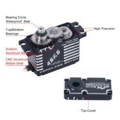 JX Servo CLS-HV7346MG 46KG Torque HV High Precision Steel Gear Full CNC Aluminium Shell Structure Digital Coreless Servo -Remote Control Car Shop S35aa152095e648a78d6f9c02d302d85b6