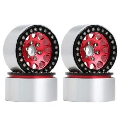 INJORA 4Pcs CNC Aluminum Alloy 1.9 Beadlock Wheel Rim For 1/10 RC Crawler Car Axial SCX10 90046 AXI03007 TRX4 VS4-10 Redcat Gen8 -Remote Control Car Shop S35dbf02bb8ed42dd8c2853d9e97a741e4