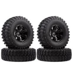 INJORA 1.9 Beadlock Wheel Rim Rubber Tire 4PCS Set For 1/10 RC Crawler TRX-4 Axial SCX10 90046 D90 -Remote Control Car Shop S39140bdd4a8d4b95bc36470120ab8689L