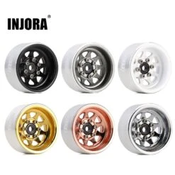 INJORA 1.0 Beadlock Wheel Rim Deep Dish Negative Offset 3.78mm Stamped Steel Hub For RC Crawler Car Axial SCX24 TRX4M (W1004) -Remote Control Car Shop S39b7b29b95f245f0adf4ac887b79a07fu
