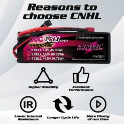2PCS CNHL 2S 7.4V Lipo Battery 6200mAh 100C Hardcase With T Deans Plug For RC Car Boat Vehicles Truck Tank Truggy Buggy Hobby -Remote Control Car Shop S3dab1fc5837347d695cb2774062f4d9f6
