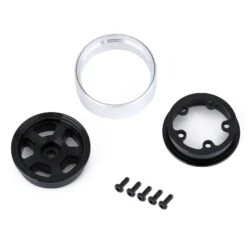 INJORA 4PCS 1.0" CNC Metal Beadlock Wheel Rims For 1/24 RC Crawler Car Axial SCX24 90081 AXI00002 Deadbolt Chevrolet B-17 Betty -Remote Control Car Shop S3de528aed8844e5f998ce2cc007f2fc7k