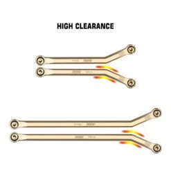 INJORA 43g Heavy Brass High Clearance Chassis 4 Links Set For 1/24 RC Crawler Car Axial SCX24 Jeep Gladiator AXI00005 -Remote Control Car Shop S3ef3aab0a16a407aac61b8451b90acd6g