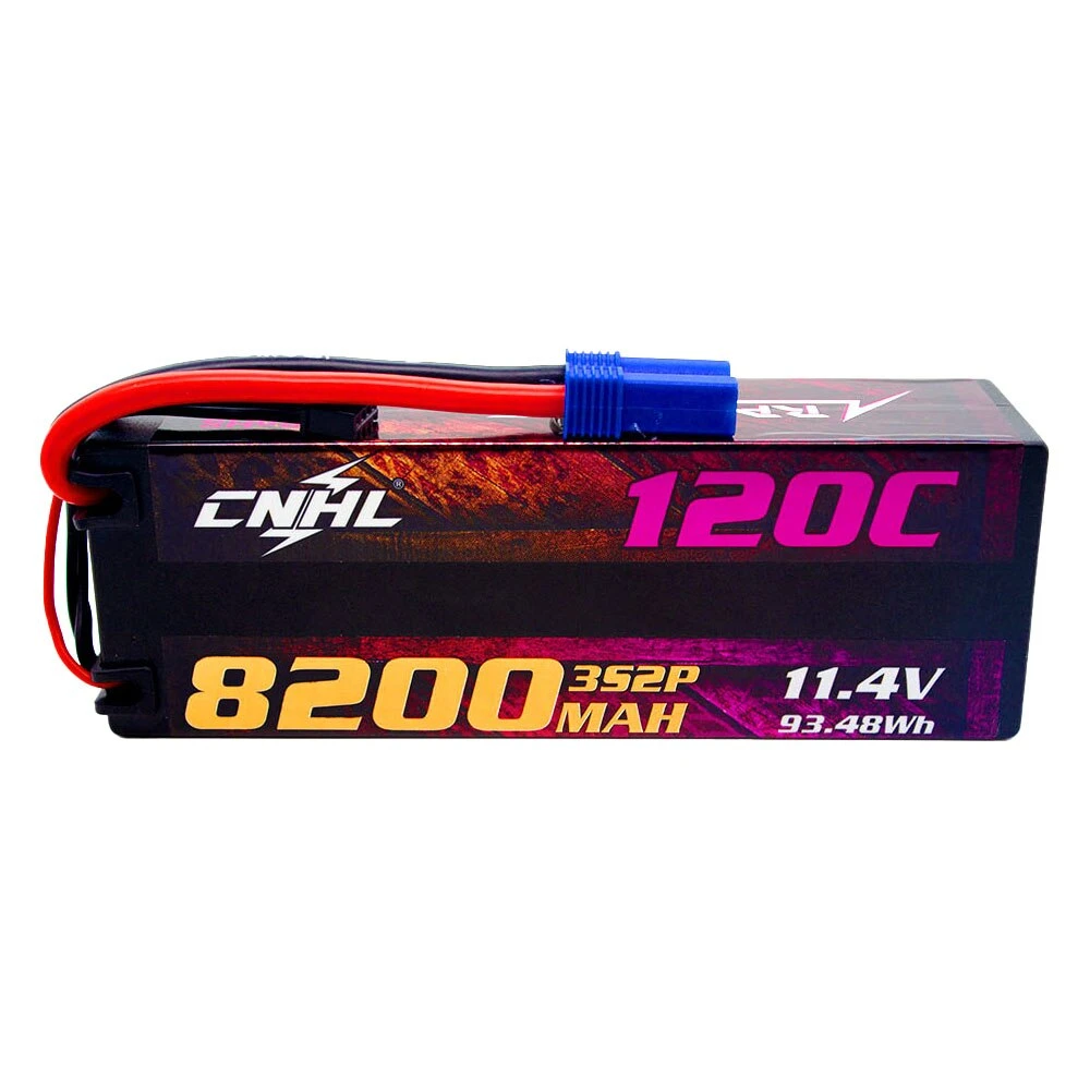 CNHL Lipo 3S 11.4V Battery 8200mAh 120C HV Hard Case With EC5 Plug For RC Car Boat Airplane Truck Tank Vehicle Truggy Buggy 2 CNHL Lipo 3S 11.4V Battery 8200mAh 120C HV Hard Case With EC5 Plug For RC Car Boat Airplane Truck Tank Vehicle Truggy Buggy - Image 2