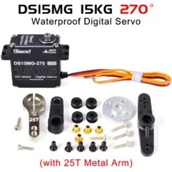 9imod 35kg 25kg 20kg 15kg Waterpoof Arduino Servo Full AL RC Steering Servos Metal Gear Digital Servo RC 1/8 1/ 10 Clawer Truck -Remote Control Car Shop S4343982fc39f43dc85517247c0779cbdd