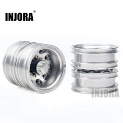 INJORA 2Pcs Metal Front Rear Wheel Rim Hub 10 Spoke For 1:14 Tamiya Tractor Truck RC Car Parts -Remote Control Car Shop S439488be01164aa7a2c20ee1563752a0L