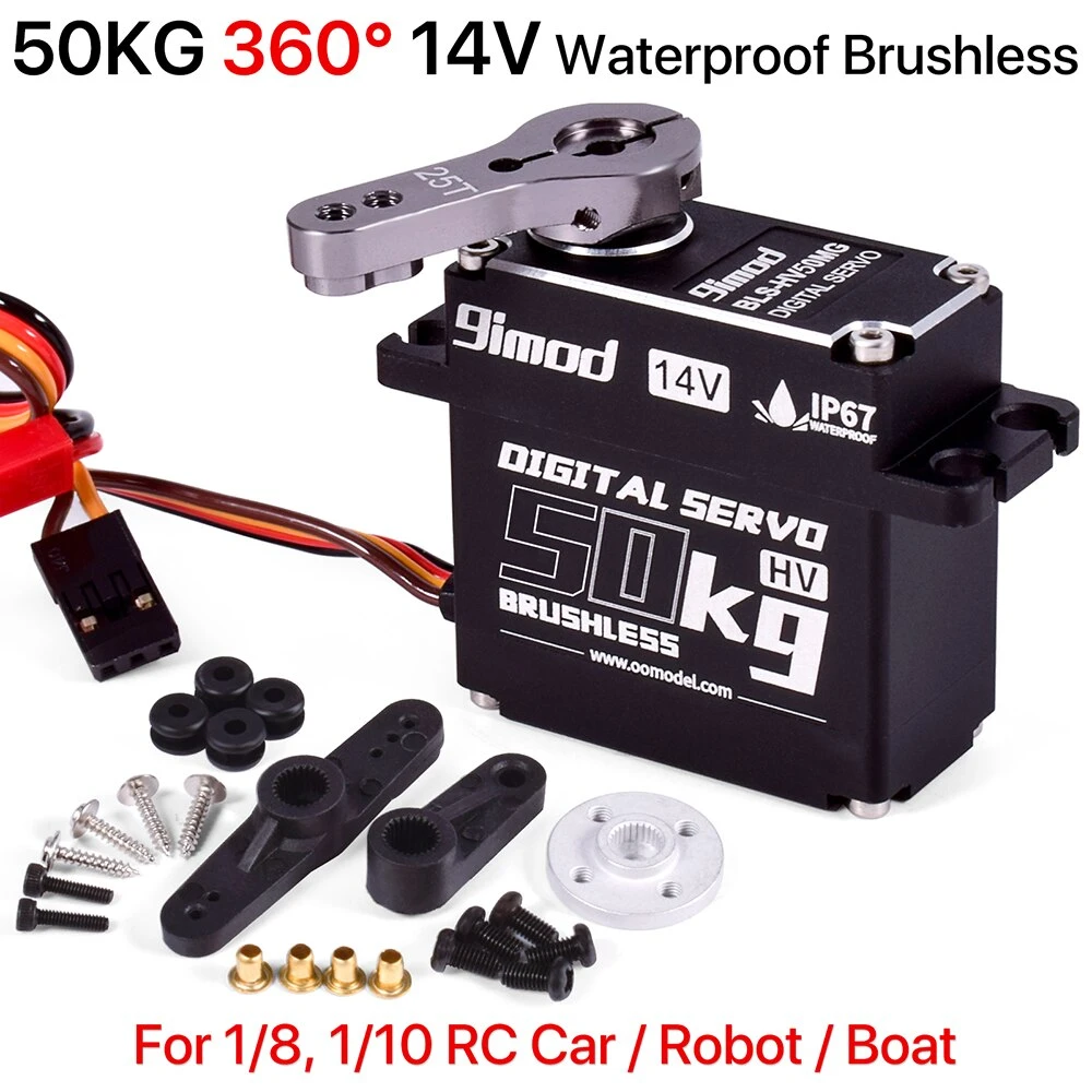 9imod 50KG 60KG 70KG Waterproof Digital Brushless Servo 14V Metal Gear Steering RC Servo For 1/8 1/10 Traxxas Scx10 RC Car 9 9imod 50KG 60KG 70KG Waterproof Digital Brushless Servo 14V Metal Gear Steering RC Servo For 1/8 1/10 Traxxas Scx10 RC Car - Image 9