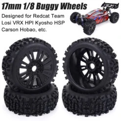 ZD Racing 1/8 Scale RC Buggy Vehicle Wheels And Tires Sets 17mm Hex For Redcat Team Losi VRX HPI Kyosho HSP Carson Parts 120mm -Remote Control Car Shop S465e83b7f54c41eb88744e110db0b291N