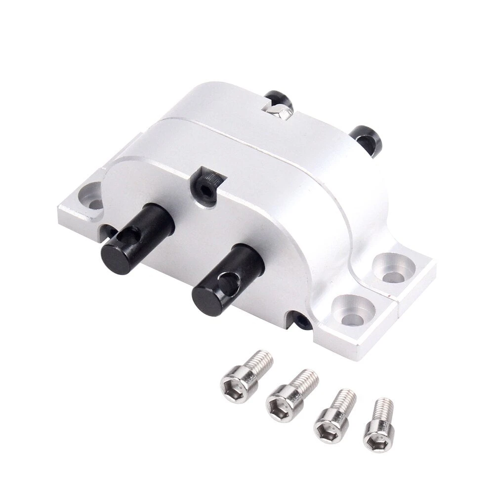 INJORA 1:1 Gear Ratio Metal Gearbox Transfer Case Mount For 1:14 Tamiya Truck & 1:10 RC Crawler Axial SCX10 D90 3 INJORA 1:1 Gear Ratio Metal Gearbox Transfer Case Mount For 1:14 Tamiya Truck & 1:10 RC Crawler Axial SCX10 D90 - Image 3
