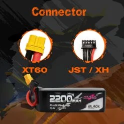 2pcs CNHL 4S 14.8V 2200mAh Lipo Battery 30C 40C 70C With XT60 T Dean Plug For RC Airplane Car FPV Helicopter Drone Quadcopter -Remote Control Car Shop S487454a9cac74ddeb8b89443b2b1a862y