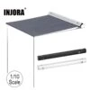 INJORA 1/10 Scale Camping Tent Awning Shade Canopy Decoration For 1:10 RC Crawler Car TRX4 Axial SCX10 90046