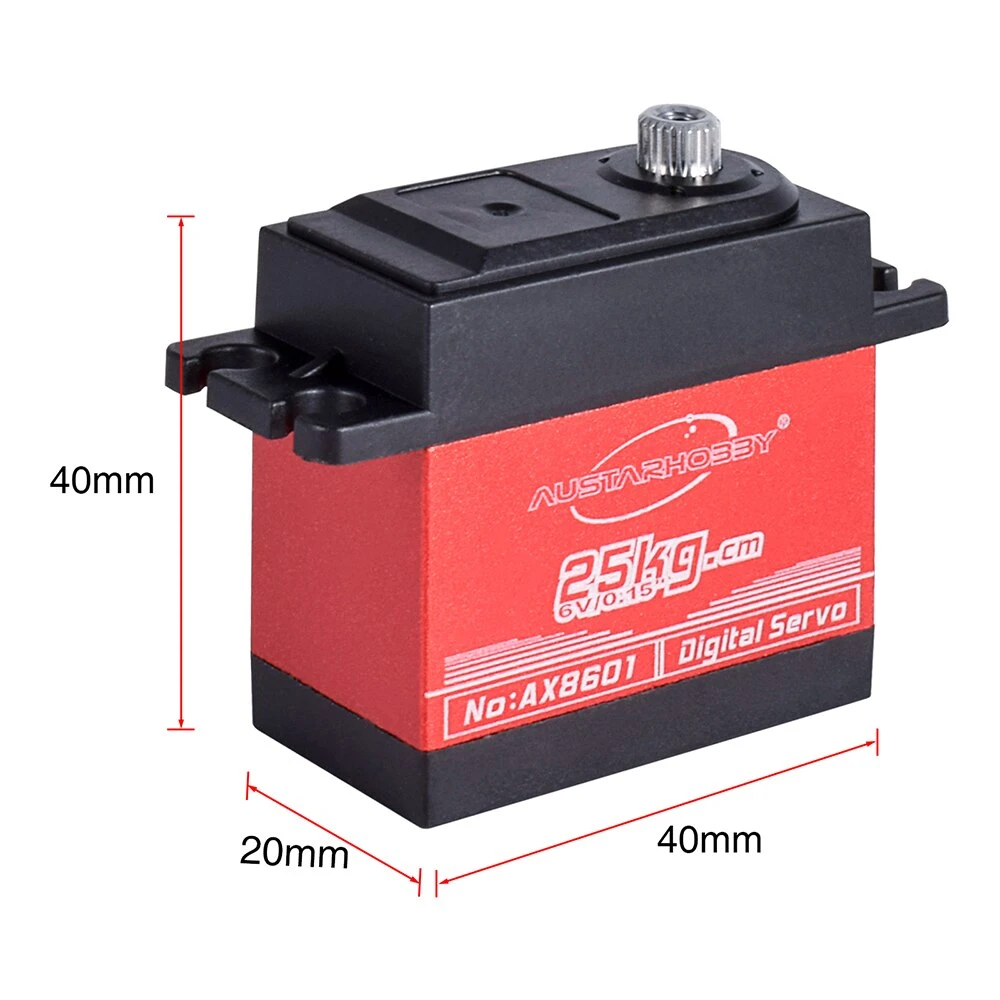25KG Servo Waterproof RC Servo 1/10 RC Steering Servo Metal Gear High Torque Servo For 1/8 1/12 RC Cars Crawler Buggy Robots 5 25KG Servo Waterproof RC Servo 1/10 RC Steering Servo Metal Gear High Torque Servo For 1/8 1/12 RC Cars Crawler Buggy Robots - Image 5