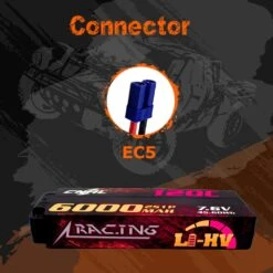 CNHL Lipo 2S 7.6V Battery 6000mAh 120C HV Hard Case With EC5 Plug For RC Car Boat Drone Airplane Truck Tank Vehicle Truggy 9 CNHL Lipo 2S 7.6V Battery 6000mAh 120C HV Hard Case With EC5 Plug For RC Car Boat Drone Airplane Truck Tank Vehicle Truggy -Remote Control Car Shop S49ef095aae51409c871fdceedcf25095D