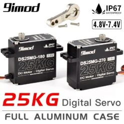 9imod DS25MG 25kg Waterpoof Servo 180°/270° Full Aluminum Case Metal Gear High Torque For 1/8 1/10 1/12 RC Car/Robot/Boat DIY