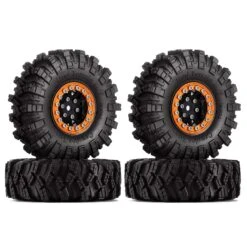 INJORA 1.0 Beadlock Wheel Rims Mud Terrain Tires Set For 1/24 RC Crawler Car Axial SCX24 FMS FCX24 Enduro24 AX24 (W1049-T1007) -Remote Control Car Shop S4eacdd475bc24abfa97cee10e9293ac5f