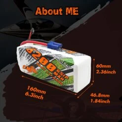 CNHL Lipo 6S 22.2V Battery 6200mAh 90C With EC5 Plug For RC Cars Parts Boats Helicopter Airplane Truggy Buggy Vehicle Speedrun 10 CNHL Lipo 6S 22.2V Battery 6200mAh 90C With EC5 Plug For RC Cars Parts Boats Helicopter Airplane Truggy Buggy Vehicle Speedrun -Remote Control Car Shop S5046f1183ab14f9dbb04fb5a0a103381F