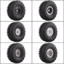 INJORA 4PCS Metal 1.9 Beadlock Wheel Rim Tires Set For 1/10 RC Crawler Car Axial SCX10 90046 TRX-4 Redcat GEN 8 -Remote Control Car Shop S5346f909974c45f9977275e31463cd72I