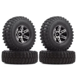 INJORA 1.9 Beadlock Wheel Rim Rubber Tire 4PCS Set For 1/10 RC Crawler TRX-4 Axial SCX10 90046 D90 -Remote Control Car Shop S53b019a1957640b9aeacb07101073ffdJ