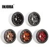 INJORA 1.9 Beadlock Wheel Rim Hub CNC Aluminum 4PCS For 1/10 RC Crawler Car TRX4 Axial SCX10 90046 Redcat Gen8 MST
