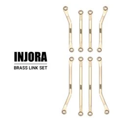 INJORA 42g Brass High Clearance Chassis Links Set For 1/18 RC Crawler TRX4M Upgrade Parts (4M-40) -Remote Control Car Shop S55ed4f6b380744b580f52d4a428a284e1