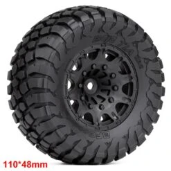 INJORA 4PCS 110*48MM 108*42MM RC Car Rubber Tires Wheel Rim Set For 1/10 Short Course Truck Slash VKAR 10SC HPI -Remote Control Car Shop S5952de62d20347fc8ded97f524fee3f4x