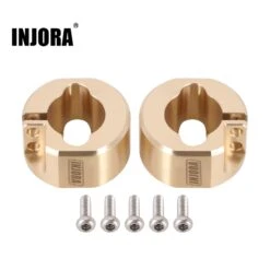 INJORA 14g/pcs Brass Rear Axle Counterweights For 1/18 RC Crawler TRX4M (4M-30)