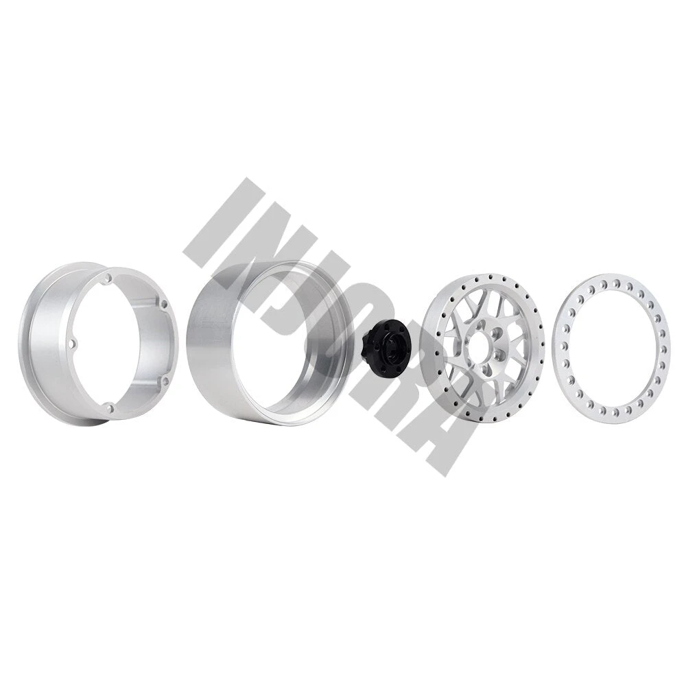 INJORA 4PCS CNC Aluminum 2.2 Beadlock Wheel Rim For 1/10 RC Crawler Car Axial SCX10 RR10 Wraith TRX4 TRX-6 11 INJORA 4PCS CNC Aluminum 2.2 Beadlock Wheel Rim For 1/10 RC Crawler Car Axial SCX10 RR10 Wraith TRX4 TRX-6 - Image 11