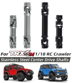 9imod Stainless Steel Center Drive Shafts For Traxxas TRX4M Upgrades 1/18 RC Crawler Parts Bronco Remote Control Car Accessories -Remote Control Car Shop S6247d5b8544b49c9a67cd581511a94f4I