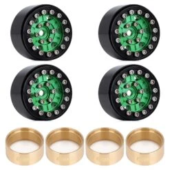 INJORA 4PCS 1.0" CNC Metal Beadlock Wheel Rim For 1/24 RC Crawler Car Axial SCX24 Enduro24 AX24 (W1022) -Remote Control Car Shop S636f746c7faf4ca5bdd6e0bd50e93fa4X