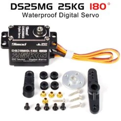 9imod DS25MG 25kg Waterpoof Servo 180°/270° Full Aluminum Case Metal Gear High Torque For 1/8 1/10 1/12 RC Car/Robot/Boat DIY -Remote Control Car Shop S67c0b8ad5bb04f84b2d62bf5014bf0b6r