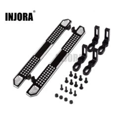 INJORA 2PCS Metal Pedal Rock Sliders Board For 1/10 RC Crawler TRX4 TRX-4 Upgrade Parts