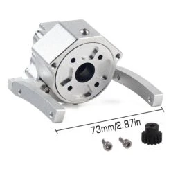 INJORA 313mm 12.3" Wheelbase Prefixal Gearbox Metal Chassis Frame For 1/10 RC Crawler Car Axial SCX10 & SCX10 II 90046 -Remote Control Car Shop S6c0be013e75f4db9883af4ae915af176i