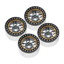 INJORA -10mm Offset 5-Spokes 2.2" Beadlock Wheel Rim For 1/10 RC Crawler Car TRX4 TRX6 SCX10 RR10 Wraith (W2209) -Remote Control Car Shop S6e52ce235dd641ea9ac4c660fc324f68f