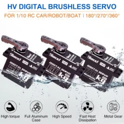 9imod 50KG 60KG 70KG Waterproof Digital Brushless Servo 14V Metal Gear Steering RC Servo For 1/8 1/10 Traxxas Scx10 RC Car 29 9imod 50KG 60KG 70KG Waterproof Digital Brushless Servo 14V Metal Gear Steering RC Servo For 1/8 1/10 Traxxas Scx10 RC Car -Remote Control Car Shop S6ea35808004d4e68ba0606ce1d566c21r